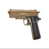 Soft AIR USA Colt 1911 A1 Spring Airsoft Pistol with Metal Slide, 345 FPS, Brown view 1
