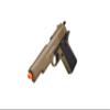 Soft AIR USA Colt 1911 A1 Spring Airsoft Pistol with Metal Slide, 345 FPS, Brown view 3