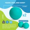 RAD Recovery Rounds - Extra Soft Yoga Deep Tissue Massage Ball Set Myofascial Release Balls for Feet, Back, Neck, Legs & Arms Trigger Point & Mobility Therapy (2-Pack) view 4