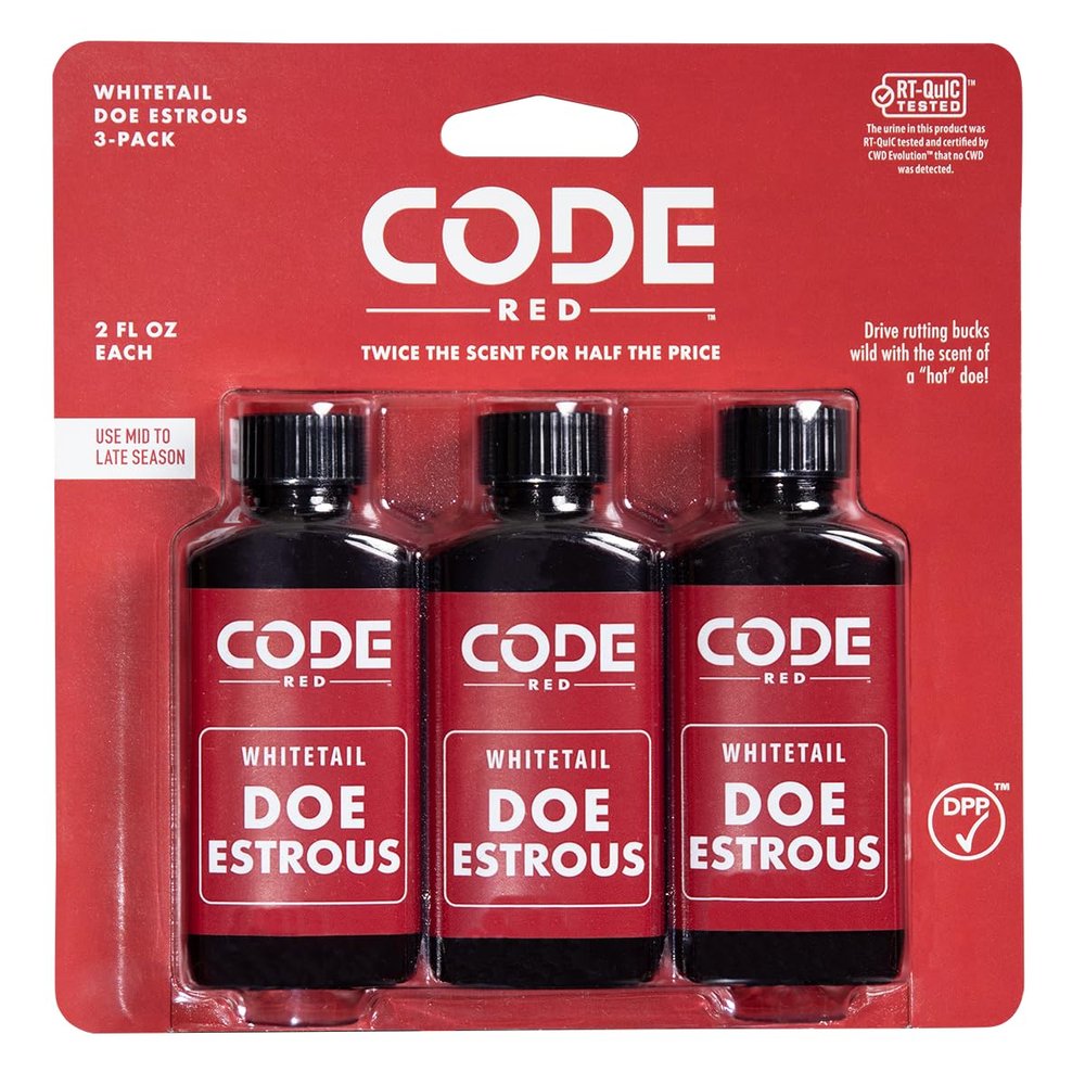 Code Blue Whitetail Doe Estrous Triple Pack , 2 oz