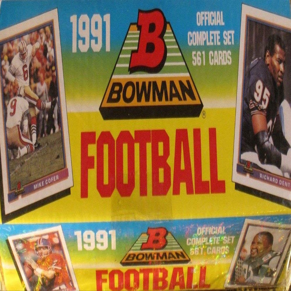 Bowman 1991 Football Cards Unopened Factory Set (561 Cards)