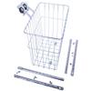 Wald, #1352 Grocery Basket Silver - Now with 2-Piece Handlebar Clamps To Fit Bars Up To 31.8 view 1
