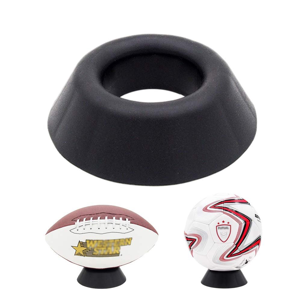 Tingacraft 2" Ball Stand Basketball Football Rugby Soccer Plastic Holder for Display