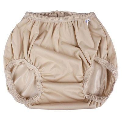 GaryWear Active Brief Adult Diaper Covers, Trim Fitting Discrete Waterproof Pant. Uni-Sex, Breathable, Quiet, Reusable & Washable Incontinence Under Garments - X-Large, Latte