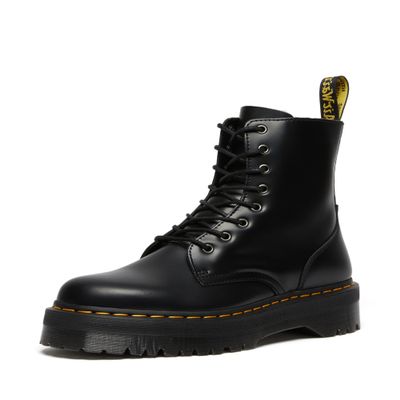 Dr. Martens Women's Jadon Boot,Black Polished Smooth,8 UK/10 M US