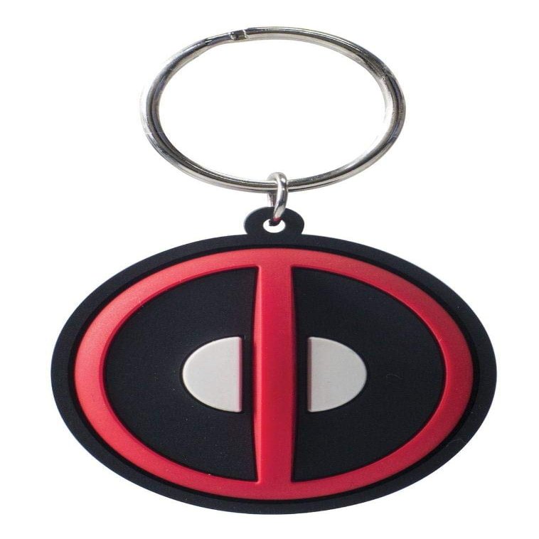 Marvel Deadpool Logo Soft Touch PVC Key Ring