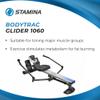 Stamina BodyTrac Glider Exercise Rowing Machine view 2