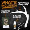 DogBone Shed Hunting Dog Training Kit  Train Your Puppy to Find Deer Antlers - Includes 2 oz Scent for Nosework & Flexible Floating Dummy for Retrieving - Perfect for Whitetail Hunters view 3