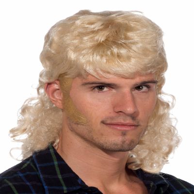 Rubies Mullet Blonde Wig for Adults, Men's No Size