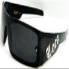 Locs Brand Single Lens Sunglasses with Black Out Lenses and Locs Emblem on St... view 1