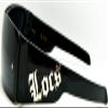 Locs Brand Single Lens Sunglasses with Black Out Lenses and Locs Emblem on St... view 2