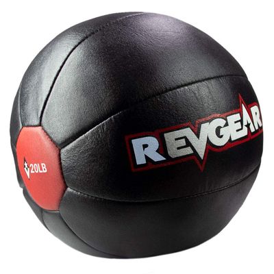 Revgear Leather Medicine Ball, 20-Pound