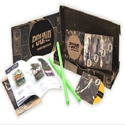 POUND Rockout Results System - 5 DVDs, 9 At-home Workouts, Nutrition Guide with Recipes, 60-Day Fitness Calendar