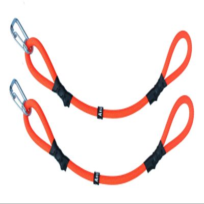 Made in USA - Anchor Shock Bungee Line Boat Mooring Rope, Dock Shock Absorber Kit, 2 Pack (24 Inch), Accessories for Pontoon, Kayak, Jet Ski Protection