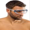 Cressi Skylight Swim Goggles - Black/Black/Black - Mono-Lens Wide-View Swim Mask - Anti Fog Water Goggles, Strap for Triathlon Gear view 4