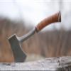 Estwing Sportsman's Axe - 14" Camping Hatchet with Forged Steel Construction & Genuine Leather Grip - E24A view 2