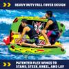 Wow Sports  Big Bazooka Towable Deck Tube for Boating  1-4 Person Capacity  Multiple Riding Position - Inflatable Boat Tube  Youth & Adults view 2