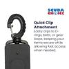 Scuba Choice Scuba Diving Rebounding Style Compact Locking Retractor, Extends Upto 18" view 2