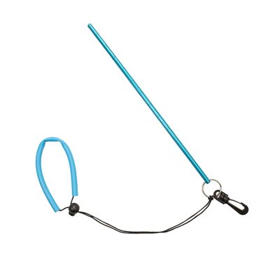 Scuba Choice 13" Aluminum Lobster Tickle Pointer Stick with Lanyard & Measurement Guide  Durable, Lightweight, Blue Ideal for Diving, Spearfishing Underwater Exploration, Reaching Lobsters Creatures
