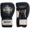Windy Leather Muay Thai Training Sparring Gloves, 16-Ounce, Black view 1