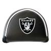 Team Golf NFL LAS Vegas Raiders Putter Cover - Mallet (Color) - Printed Team Golf NFL Putter Cover - Mallet Printed, Fits Most Mallet Putters, Easily Slips on and Secures with Velcro Closure view 1