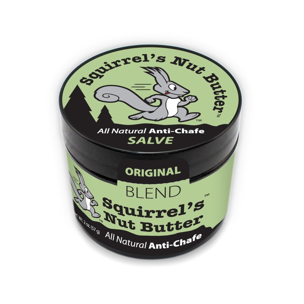 Squirrel's Nut Butter Anti Chafe Tub | All Natural Chafe Prevention & Skin Care for Athletes, Runners & Adventurers | Thighs, Arms, Pack Straps & More | 2.0 oz