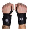 Gymreapers Weightlifting Wrist Wraps (Competition Grade) 18" Professional Quality Wrist Support with Heavy Duty Thumb Loop - Best Wrap for Powerlifting, Strength Training, Bodybuilding(Black,18") view 1