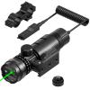 Feyachi Green Laser Sight with Picatinny Rail Mount - Include Barrel Mount Cable Switch view 1