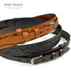 10578 Western Floral Tooled Engraved Genuine Full Grain Leather Ranger Belt (Tan, 42) view 4