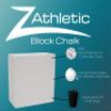 Z Athletic 8 Blocks of 2oz Chalk Total 1lb for Gymnastics, Weightlifting, Rock Climbing, Crossfit view 2