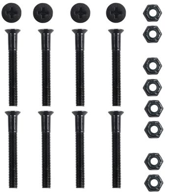 Longboard Hardware 1 1/2 in Phillips 1 Set Skateboard 8pc 1.5 in