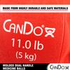 CanDo 505041 Molded Dual-Handle Medicine Ball, 11lb view 4
