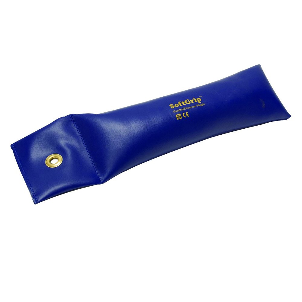 CanDo 10-0362-1 SoftGrip Hand Weight, 9 lb, Blue (Single weight)