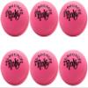 JA-RU Hi Bounce Pinky Ball (6 Balls) Solid Pink Rubber Bouncy Balls for Kids, Outdoor Playground Toys, Stress Relief Toy & Massage Balls, Bulk Party Favors & Classroom Prizes. 976-6p view 2