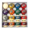 GSE Games & Sports Expert 2 1/4-Inch Professional Regulation Size Billiards Balls Set, Standard Set of 16 Dark Marble Swirl Style Pool Balls for Billiard Table, Pool Table Accessories view 1