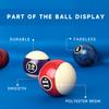 GSE Games & Sports Expert 2 1/4-Inch Professional Regulation Size Billiards Balls Set, Standard Set of 16 Dark Marble Swirl Style Pool Balls for Billiard Table, Pool Table Accessories view 3