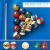 GSE Games & Sports Expert 2 1/4-Inch Professional Regulation Size Billiards Balls Set, Standard Set of 16 Dark Marble Swirl Style Pool Balls for Billiard Table, Pool Table Accessories view 4