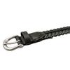 Thomas Bates Dillon Boys Dress Casual Braided Leather Belt (26, Black) view 2