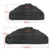 37"/45" Archery Compound Bow Case Soft Padded Bow Holder Canves Compound Bow Carry Bag with Adjustable Strap for Hunting Training (Black, 115) view 2