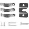 Viper by GLD Products Dartboard Mounting Hardware Kit, Silver view 1