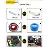 AsFrost Portable Roller Road Drift Skates Plate with Cool Maple Deck Anti-Slip Board Split Skateboard with PU Wheels High-end Bearings (Single Pattern) view 2
