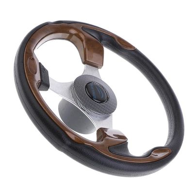 Baoblaze Universal 320mm 3 Spoke 3/4'' Boat Steering Wheel for Marine Yacht Pontoon Boat Rib Speedboat Cruiser Fishing Inboard