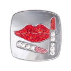 Bonjoc Ball Marker & Hat Clip - Seema Sparkle Line - Kiss Me