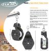 Folbe F008 - Open Block Crab Pot Pulley with Chain view 3