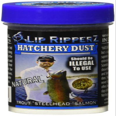 Lip Ripperz Natural Hatchery Dust Prepared Fishing Bait, Brown