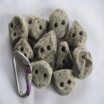 Rocky Mountain Climbing Holds. 10 Screw on Foot Jibs.