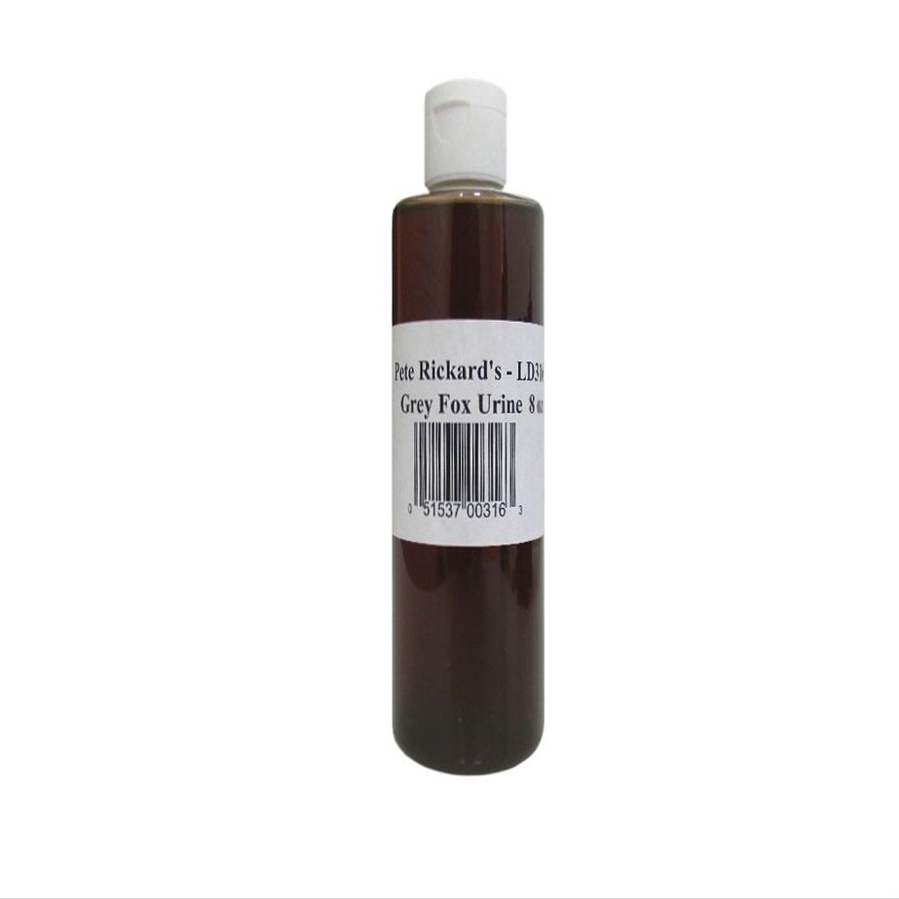 Pete Rickard's LD316 Grey Fox Urine Hunting Scent, 8 Ounce (Pack of 1) - Packaging May Vary