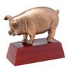 Pig Trophy with 3 lines of custom text view 1