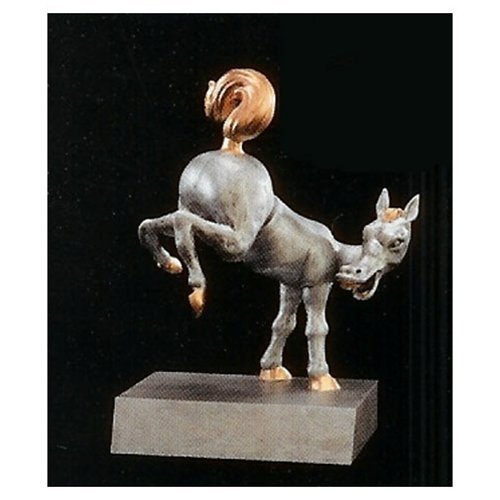 Horse's Rear Bobble Trophy with 3 Lines of Custom Text