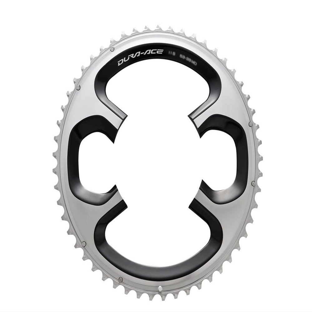 Shimano Shimano Dura-Ace 9000 Chainring Silver, 52T for 52/38